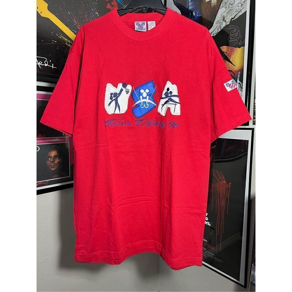 Vintage 90s Disney Team Mickey Olympics Tee